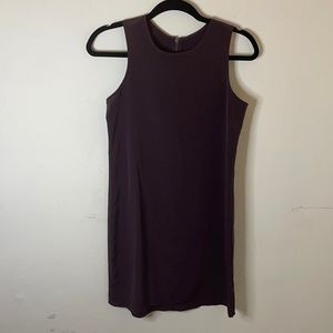 Plum Color Mini Tunic Dress